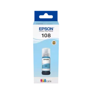 Epson 108 EcoTank Light Cyan ink bottle (70 ml)