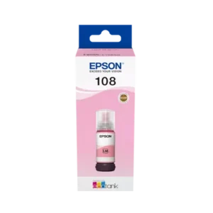 epson 108 ecotank light magenta ink bottle (70 ml)