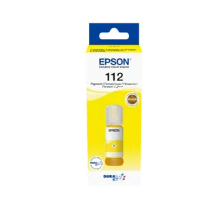 epson 112 ecotank pigment yellow ink bottle (70 ml)