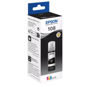 epson 108 ecotank black ink bottle (70 ml)