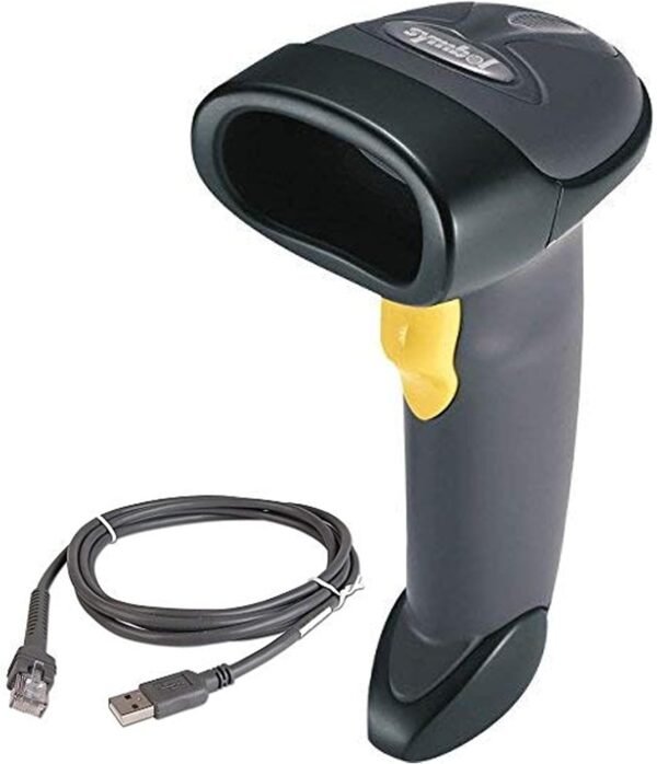 zebra ls2208 handheld 1d laser barcode scanner – reliable & fast pos reader