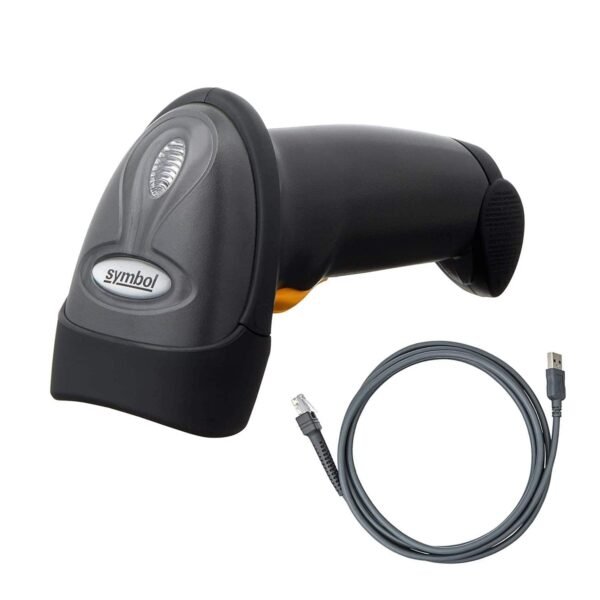 zebra ls2208 handheld 1d laser barcode scanner – reliable & fast pos reader