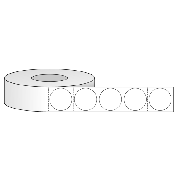 round thermal sticker labels 3cm for barcode & packaging Round Thermal Sticker Labels