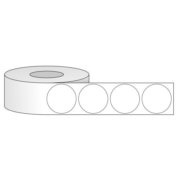 round thermal sticker labels 3cm for barcode & packaging round thermal sticker labels